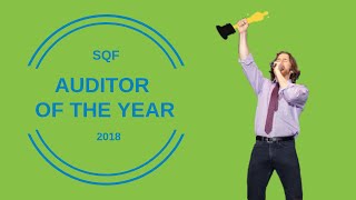 Congratuations to the 2018 SQF Auditor of the Year!