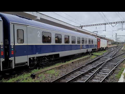 IR 1832 Cluj Napoca - Galati departing Cluj with new wagon 84-49 2nd class + bike storage