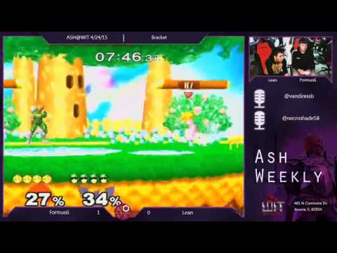 Melee Bracket ASH@WIT 4/24/15 - Lean (Ice Climbers) vs Formuoli (Peach)