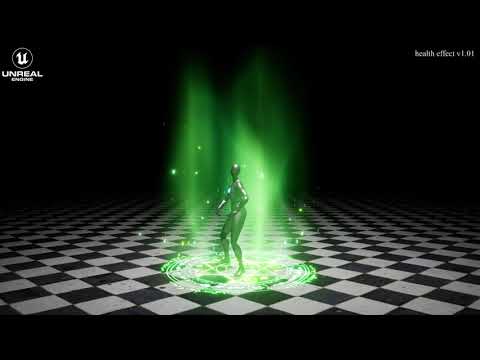 Unreal Engine 5 | Niagara Particle System | VFX Health Effect 1.01
