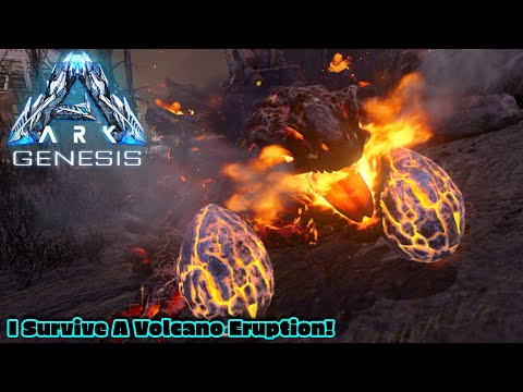 Getting Max Level Magmasaur Eggs With A Magmasaur! Ark Genesis Part 15