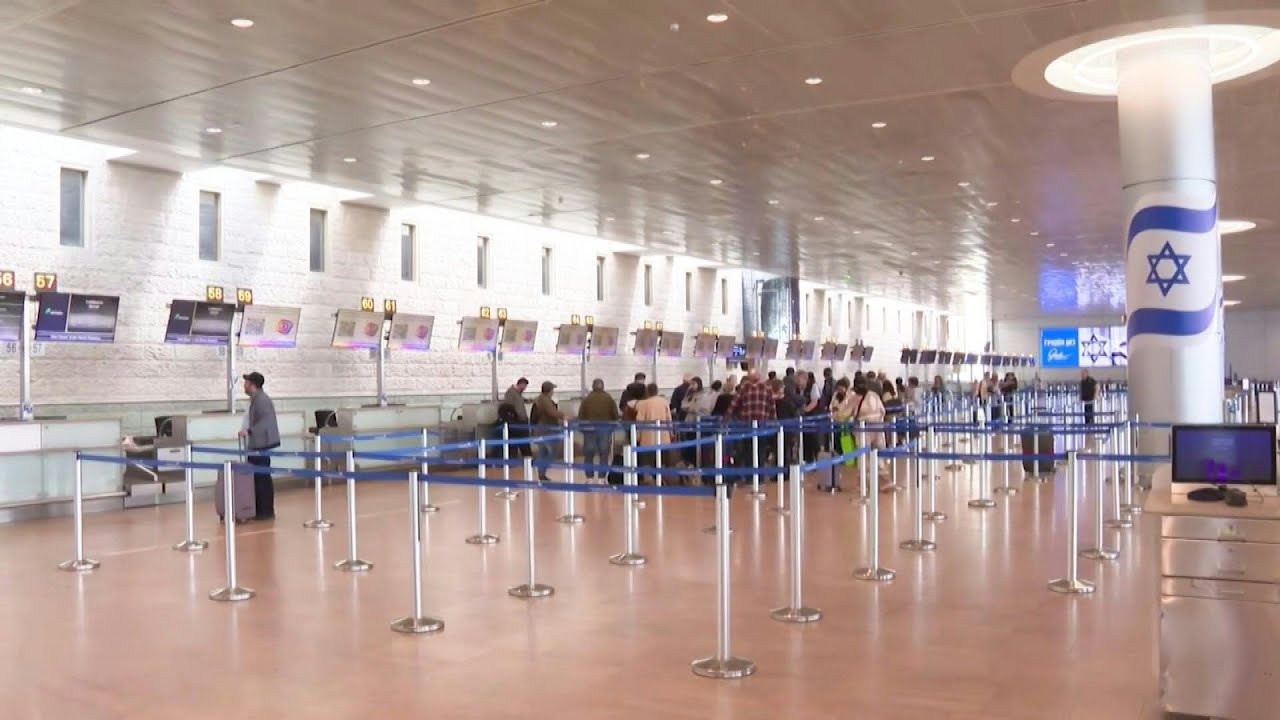 Video | Passengers seen at Israel's Ben Gurion Airport as flight restrictions lifted after Iran truce | AFP
