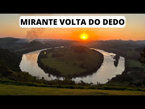 MIRANTE VOLTA DO DEDO: UM LUGAR INCRÍVEL ESCONDIDO EM CORONEL FREITAS - SC