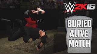 WWE 2K16 - Buried Alive Match Gameplay (PS4)