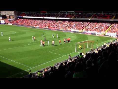 Dundee United 0-1 Celtic - Anthony Stokes Free Kick 31/08/13
