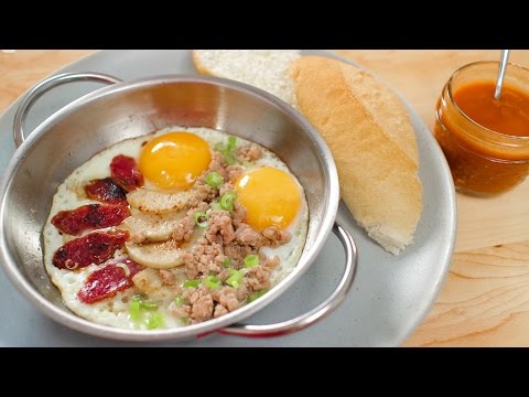 Pan Eggs Recipe - Breakfast Thai Style! ไข่กระทะ - Hot Thai Kitchen