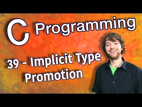 C Programming Tutorial 39 Implicit Type Promotion