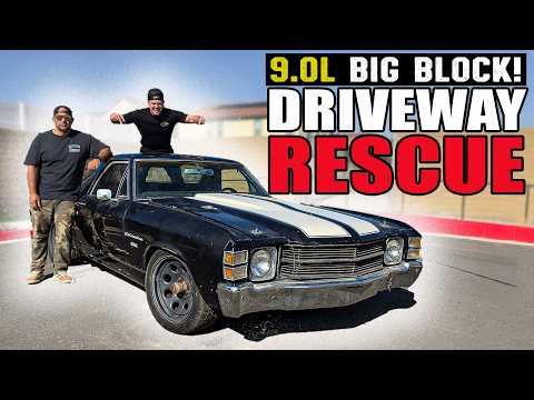 Barnfind 1971 El Camino restoration: 540ci Big Block Swap