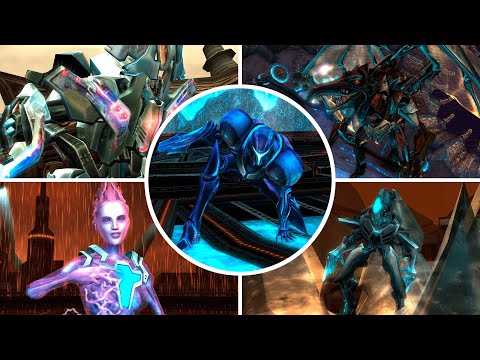 Metroid Prime 3: Corruption - All Bosses (No Boss Damage/Hitless)