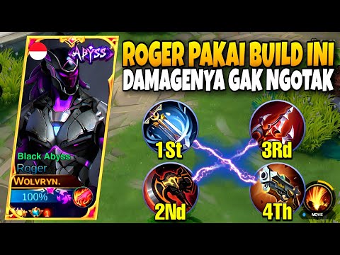 NEW BUILD HYPER ROGER TERSAKIT 2023 | BUILD ROGER TERSAKIT 2022 | ITEM ROGER PALING SAKIT 2022- MLBB
