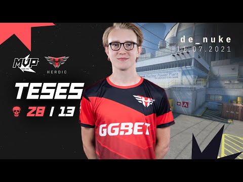 MVP CSGO POV: Heroic TeSeS (28/13) vs FaZe (de_nuke) @ IEM Cologne