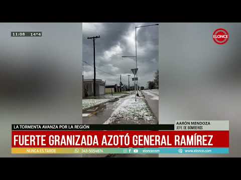 En Ramírez se hizo de noche y granizó - Aarón Mendoza 27/08/26