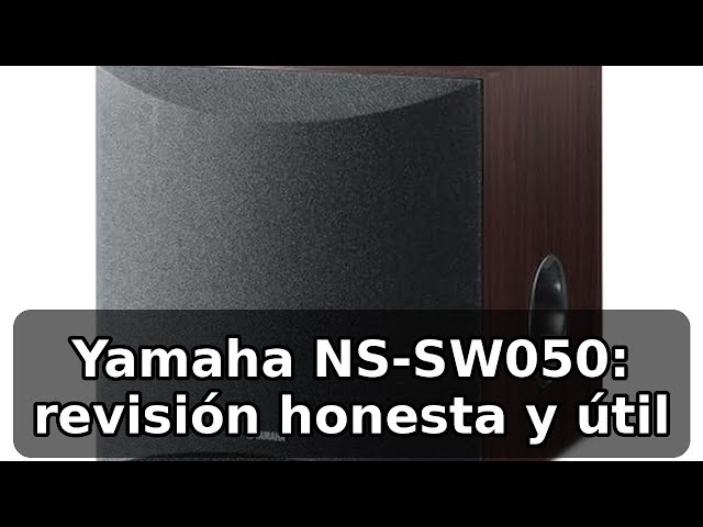 Vídeo relacionado con Yamaha NS-SW50 - Altavoz subwoofer amplificado (28 - 200 Hz) color negro