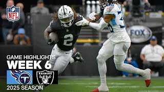 Download the video "Tennessee Titans vs. Las Vegas Raiders Game Highlights | NFL 2025 Season Week 6"