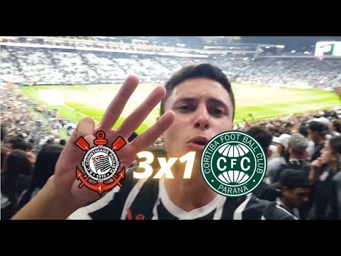 Corinthians 3x1 Coritiba | 18ª rodada do campeonato brasileiro 2022 - VLOG