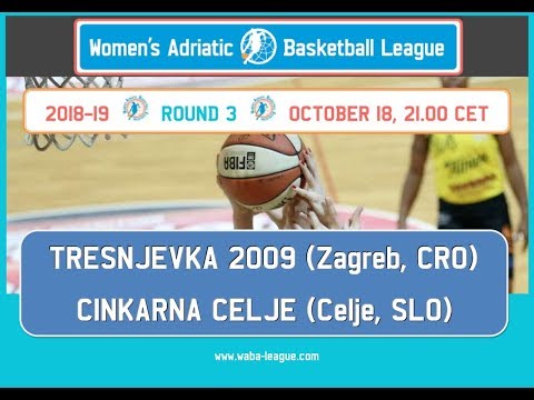 WABA League 2018-19, Trešnjevka 2009 - Cinkarna Celje, 3rd round