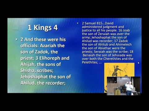 2019 0915 PM 1 Kings 4