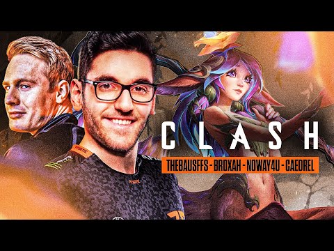 FNC Nisqy | SMURFING in CLASH!! ft. Broxah/NoWay/Caedrel/Thebausffs