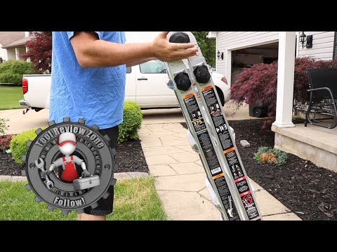 Gorilla MPX Aluminum Multi Position Ladder  (mpx17) FULL REVIEW and INSTRUCTIONS!