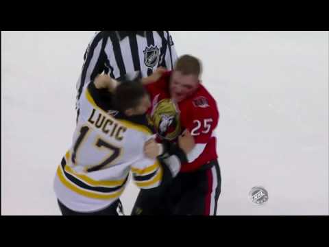 Milan Lucic vs Chris Neil