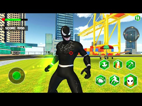 Spider Rope Hero Man Gangster Crime City Battle - Venom City Rescue Battle | Android GamePlay