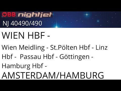 ÖBB Ansage| NJ 490/40490Wien-Hamburg/Amsterdam| Chris Lohner TTS
