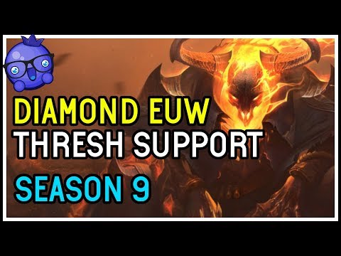 Diamond EUW Thresh Support Gameplay - League of Legends