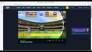 Playing Cricket Cup online |Med Gaming