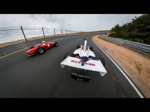 A Trip Back in Time: James Hunt's 1975 Hesketh F1 Car Thrills Circuit Zandvoort! | PURE SOUND!