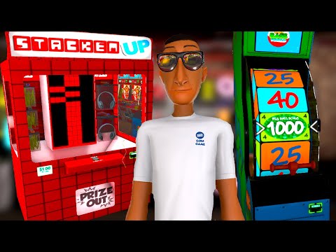 SURVIVING 24 HOURS IN AN ARCADE | THE COIN GAME | DAY 1 - EASY MONEY!!