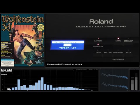 [PC Soundtrack - Roland SD-50] Wolfenstein 3D - Track 22 U R A Hero [Remastered & Enhanced]