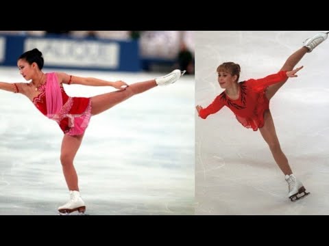 Women's free | 1996 Trophée Lalique | Kwan 🇺🇸🥇 Butyrskaya 🇷🇺🥈 Lipinski 🇺🇸🥉