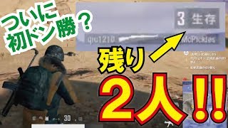 【pubg初心者の自己解説動画】残り２人まできた！初ドン勝つか！？【320R】