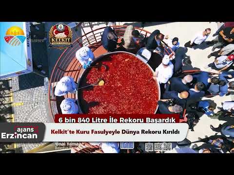 Kelkit’te Kuru Fasulyeyle Dünya Rekoru Kırıldı