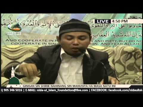 Ginisan sin Shirik Nahinang sin Manusiya ha Masa Natu ini lecture by Sheikh Fahad Haris (Tausug)