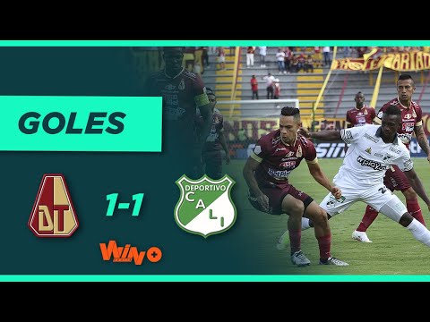 Tolima vs Cali (1-1) Liga BetPlay Dimayor 2021-II | Fecha 10