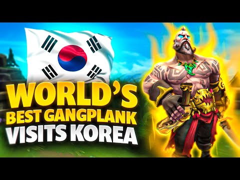 What Happens When The #1 Gangplank World Visits The Korean Server?... (1v9)