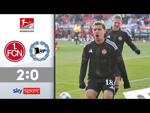 Sieges-Serie ausgebaut! | 1. FC Nürnberg - Arminia Bielefeld | Highlights – 2. Bundesliga 2025/26