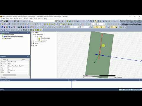 Modelling, designing and Simulating a Folded Dipole Antenna in HFSS