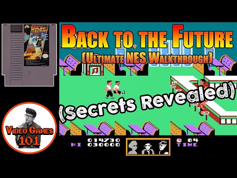 Back to the Future NES Walkthrough 4K 60FPS | Video Games 101
