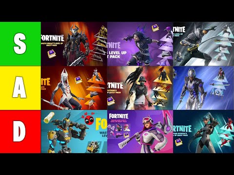 Ranking EVERY Level Up Quest Pack Fortnite Skin!