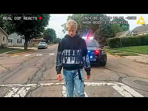 Jaywalking Teen Assaults Cops and Gets Tased