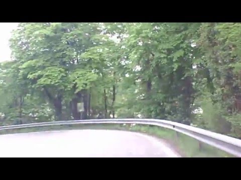 Autoroute Europa A & D - von Ach A nach Burghausen D ber die alte Holzbrücke