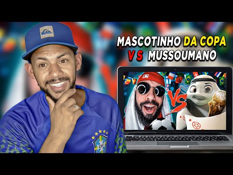 Mascote da Copa Qatar 2022 (La'eeb) Vs. Mussoumano - Batalha de Rap (Copa do Mundo 2022) (React)