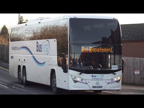 Bus King Volvo B11RT Plaxton Elite Interdeck BK63 BUS on Wakefield Rail Replacement 01/01/2022