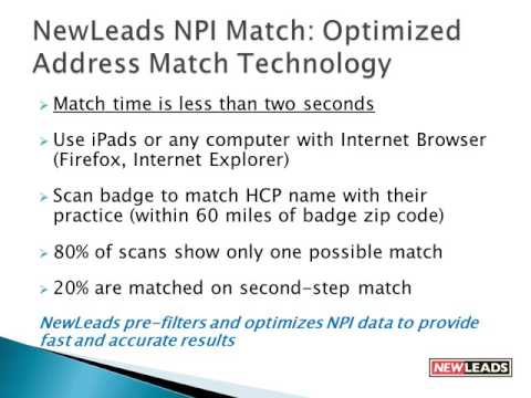 NewLeads NPI presentation