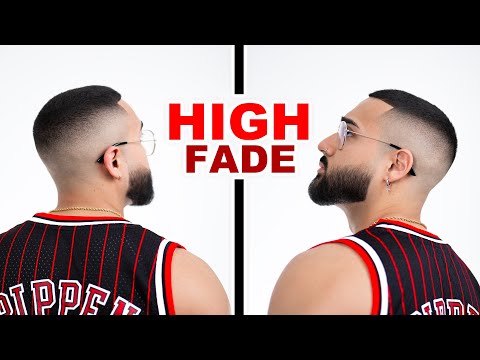 FLAWLESS HIGH FADE & BEARD HAIRCUT TUTORIAL!