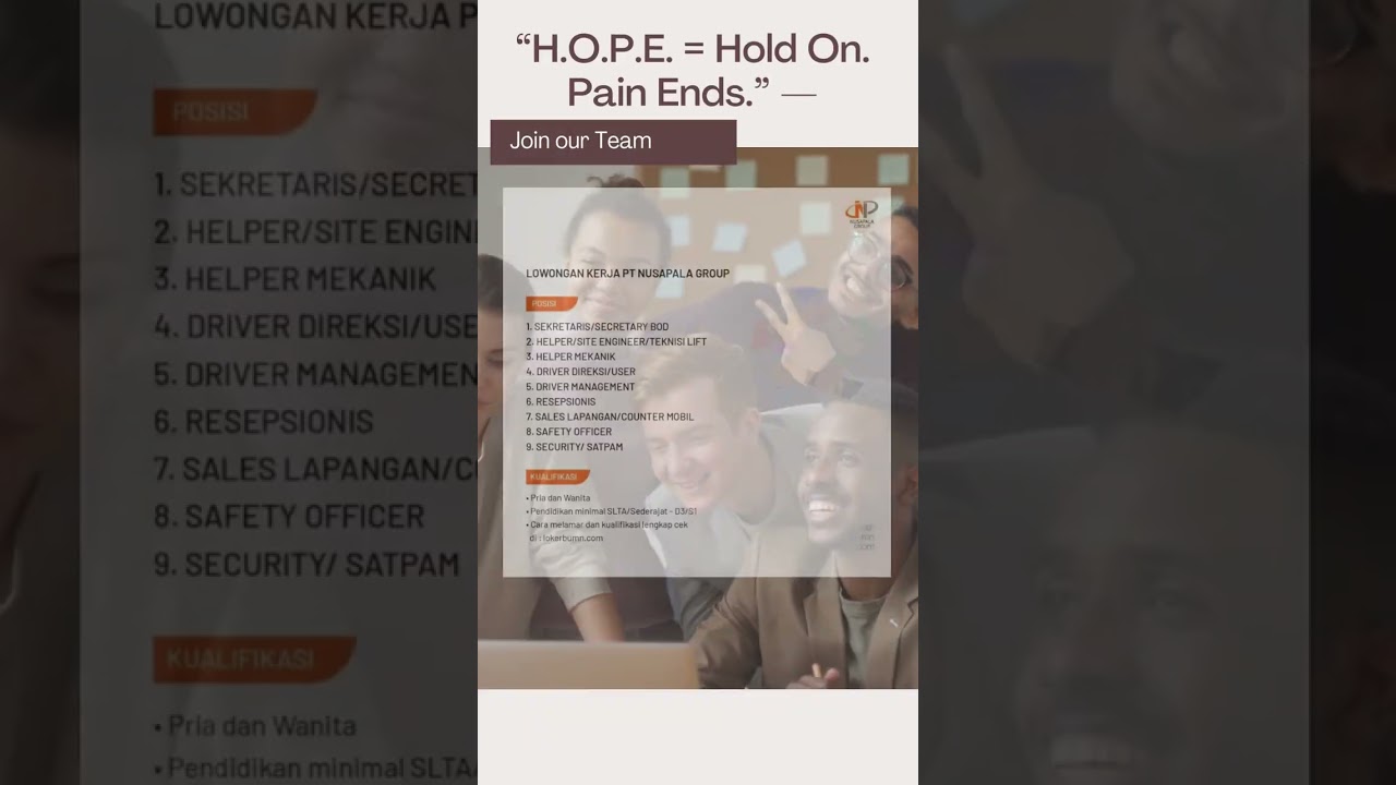 PT Nusapala Group (Nusapala Group) - Info Lowongan Kerja