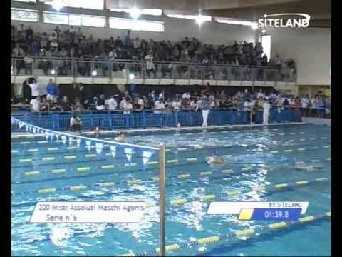 Serie 6 dei 200 Misti  Assoluti Maschi Agonisti -  Meeting di Halloween 8  Trofeo citta' di Rosa'