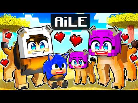 ASLAN AİLESİ TARAFINDAN EVLAT EDİNİLDİM! 🦁 Minecraft